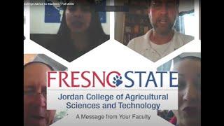 Fresno State Jordan College Advice to Students - Fall 2020