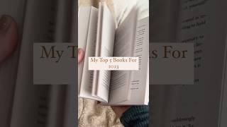 My top 5 favorite books of 2023 #booktube #bookrecommendations