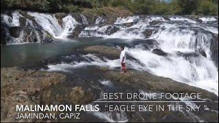 MALINAMON falls, Jamindan, Capiz in 4K Drone footage: "Eagle Eye in the Sky” in 4K