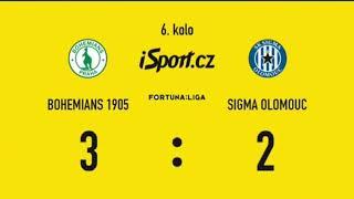 Bohemians Praha 1905 vs Sk Sigma Olomouc 6.kolo Fortuna liga