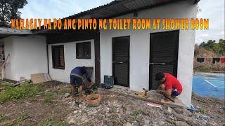 Nailagay na po ang pinto ng Toilet Room at Shower Room