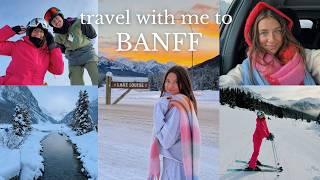 travel with me to *Banff Alberta* CANADA: ski trip in a Christmas town