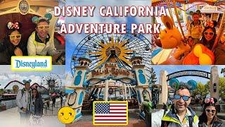 LOS ANGELES VLOG: DISNEY CALIFORNIA ADVENTURE PARK +ATTRACTIONS, RIDES & MORE +WALKING TOUR