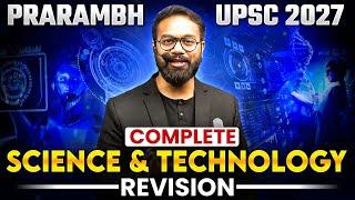 Complete SCIENCE AND TECHNOLOGY Revision in 5 Hours | UPSC Preparation 2027 | PW OnlyIAS