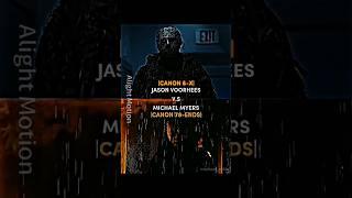 jason movie 6=X michael myers 78=ends #battle #edit #vs #fyp#dbd#killer#luta #shorts#a#slasher#god