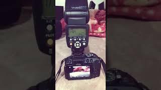 Nikon d5300 with YN560 IV speedlite