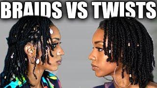 MINI BRAIDS VS MINI TWISTS