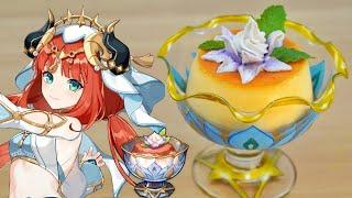 Gorgeous! Nilou's specialty "Swirling Steps" Genshin Impact Food IRL/ 原神料理 ニィロウのオリジナル料理「ひらめく踊り」再現