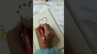 easy Art || Dairy Art || #shorts