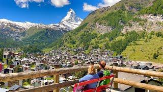 Zermatt, The Majestic Matterhorn, Switzerland 4K - The Most Beautiful Mountain Town in the World