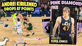 2k GAVE the base 11 GOAT Andrei Kirilenko a PINK DIAMOND and made him INSANE!! 87 POINTS!! NBA 2K19