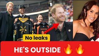 "NO LEAKS IN MONTECITO!"SEE PRINCE HARRY CHEERED MAKE SURPRISE APPEARANCE@GREY CUP GAME IN VANCOUVER