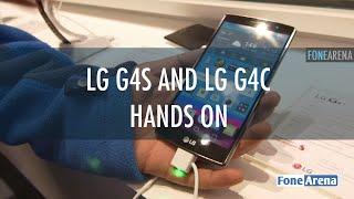 LG G4s and G4c Hands On