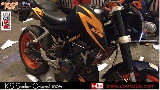 Ktm 200 duke new modified top sticker | KS Sticker