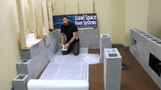 How to Install Vapor Barrier - Crawl Space Door Systems