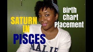 Saturn In Pisces BirthChart Placement