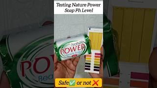 Nature Power Lime Soap Ph test #testingproducts #shorts #youtubeshorts #ytshorts #skincare   #review