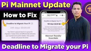 PI Network New Update - Deadline to Migrate your Pi - Pi Network Migration timer - Pi Network Update