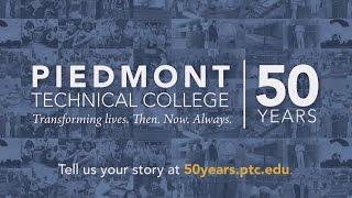 Piedmont Technical College's 50th Anniversary