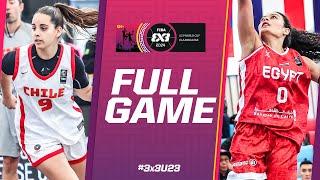 Chile  vs Egypt  | Women | Full Pool Game | FIBA 3x3 U23 World Cup 2024