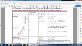 CHAPTER SIX : NATURAL OR FREE CONVECTION HEAT TRANSFER