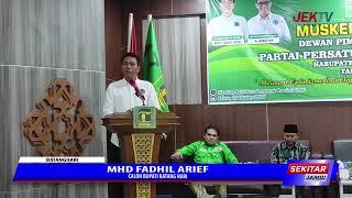 MHD FADHIL ARIEF HADIRI MUSKERCAB PPP KABUPATEN BATANGHARI