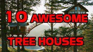 10 Awesome Tree Houses