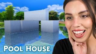 I built house on top of a pool in The Sims 4