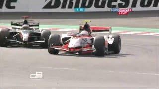 Parente almost catches Maldonado - 2010 GP2 Spa