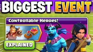 NEW Controllable Heroes Event Explained (Clash of Clans)