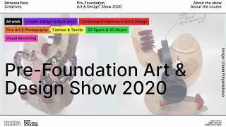 Открытие выставки итоговых проектов студентов курса Pre-Foundation Art & Design