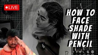 How to face shading with pencil | Goutam dutta arts