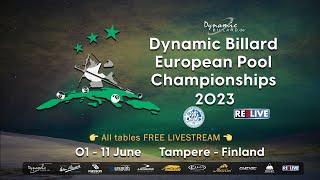 Mika Immonen vs Luca Montanari Dynamic Billard European Championships Men Straight Pool