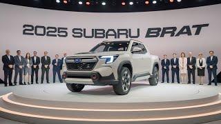 2025 Subaru Brat - A Modern Twist on a Classic Pickup!