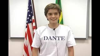 aluno do dante tenta falar em inglês