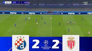 GNK Dinamo Zagreb protiv AS Monaco [2-2] | UEFA Liga prvaka 2024/25 | Vrhunci utakmice!