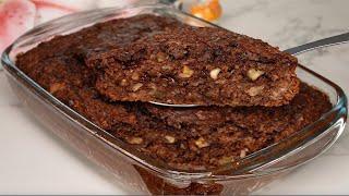 Take oatmeal, cocoa and bananas and make this Healthy Slimming Dessert! Gluten Free, NO sugar!