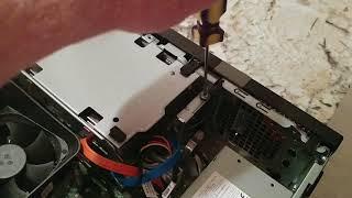 How to disassemble Dell Vostro Inspiron 3470 desktop to install RAM or Hard Drive, instructions