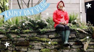 A RAINY SPRING DAY || writing, drawing, & reading vlog