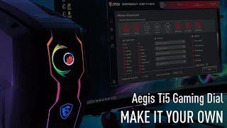 Aegis Ti5 - Display Your Favorite Animation | Gaming Desktop | MSI