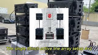 T.I Pro Audio Single 10-inch，Line Array----LA-110