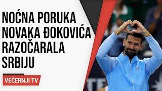 Noćna poruka Novaka Đokovića razočarala Srbiju: 'Nisi se zamjerio Vučiću, bezbolnije nije moglo...'