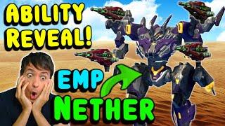 NETHER Robot Ability Reveal! New EMP War Robots Test Server Gameplay WR