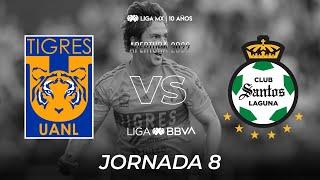 Resumen y Goles | Tigres vs Santos | Liga BBVA MX | Apertura 2022 - Jornada 8