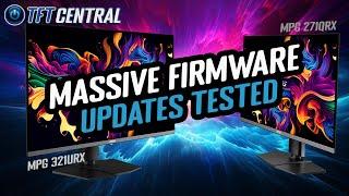 Massive firmware updates tested! - MSI 32” and 27” QD-OLED monitors