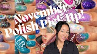 NOVEMBER ‘24 Polish Pick Up | Theme: Nostalgic Toys | Live Swatches