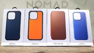 Unfiltered Review:  Nomad Cases Line-Up - iPhone 15 Pro