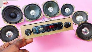 DIY High Power Bluetooth Audio Amplifier With Cardboards