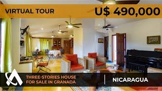 AMAZING Three-Stories House For Sale in Granada @ USD $490,000 | Home For Sale in Granada Nicaragua