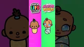 AVATAR WORLD VS TOCA LIFEWhich is Better? .#avatarworld #tocaboca #toca  #genderswap